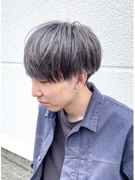 キーゴ 博多(KY-GO.) メンズマッシュ/ブリーチ.グレーアッシュ/