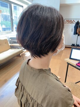 ノル(Knoll) グレージュカラー/透明感ボブ/ミニボブ/アッシュブラウン 日比谷