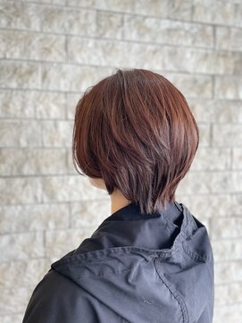 フラット 千葉(Flat.) オレンジブラウン/ショートレイヤー【千葉】