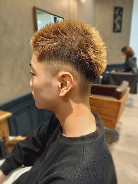 美容室 クリア フェードスタイル