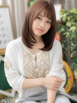 カバーヘア ブリス 上尾西口店(COVER HAIR bliss)&nbsp;暖色系カラー大人かわいい内巻きワンカールh3上尾20代30代40代