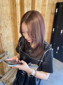 アフターニュース 新潟(afternews) ピンクベージュブラウン/愛されミディアム/ブリーチなし/韓国