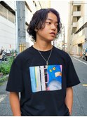 波巻きスパイラルパーマ×ミディアム