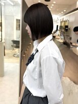 ロンドシエル 横浜(Lond ciel)&nbsp;前髪あり　乾かすだけでまとまる前下がりボブ【矢野克典】