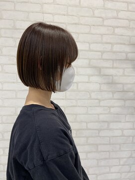 ビス ヘア アンド ビューティー 西新井店(Vis Hair＆Beauty) 大人可愛い小顔前下がりボブ×ナチュラルボブ×ミニボブ20代30代