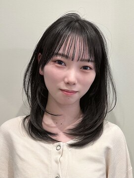 アンカーバイナチュラル(anchor by natural) 韓国風/レイヤー/小顔/前髪カット/髪質改善/グレージュ/透明感