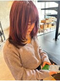 ボブ/ミディアム/ミニボブ/ショート/切りっぱなし新潟長岡宮関