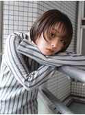 【loje】顔まわりインナーカラー/似合わせカットショートボブ