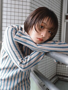 ロジェ(loje) 【loje】顔まわりインナーカラー/似合わせカットショートボブ