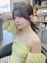 ロンド メリー 大宮(Lond merry)&nbsp;イメチェン外ハネボブ美髪ワイドバング顔周りレイヤーカット