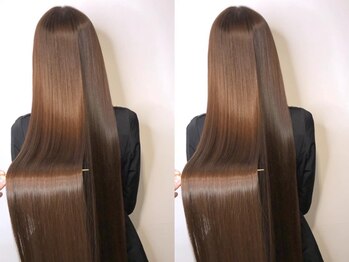 セタ 新宿(seta)の写真/髪質改善特化サロンから、乾かしただけで仕上がるストレート【美髪矯正】驚異のリピート率！【新宿】