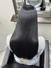 【ダメージレスで極上の艶】縮毛矯正＋髪質改善TR￥22000