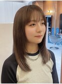 フェイスレイヤー顔周りカットミディアムレイヤー髪質改善表参道
