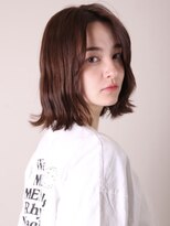 ヨファ ヘアー(YOFA hair)&nbsp;イメチェン似合わせカット20代30代40代外ハネレイヤーミディ0601