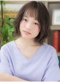 アースカラー小顔ゆるふわエアリーミディTc3戸頭20代30代40代