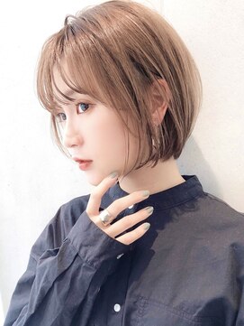 セイドット リー(Say. Ree) say.ボブミニボブ切りっぱなしショートショートボブハイライト