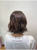 軽やなパーマボブすたいる