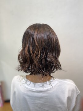 アンクールトレジャー(Un Coeur Treser) 軽やなパーマボブすたいる