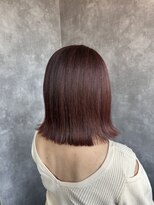 ウィート(wheat)&nbsp;くびれボブ/オータムボルドー/ハイエンドトリートメント