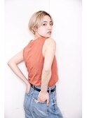 小顔ショート ブリーチあり