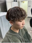 シャドウパーマ メンズマッシュ