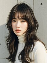 エイチ ウルフカット 大阪梅田(811)&nbsp;50代ハンサムショートショートバレイヤージュクラゲヘアパーマ