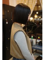 チャプター 問屋町(chapter)&nbsp;髪質改善トリートメントミニボブヘイリーボブ切りっぱなしボブ