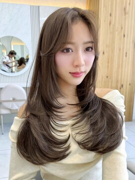 ミリバイアフロート(MIRI by AFLOAT) 【島田佑】上品なレイヤーカットグレージュ顔周りカット