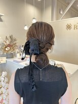 hair studio REO 髪質改善/縮毛矯正【ヘアースタジオ　レオ】&nbsp;シニヨンアップ