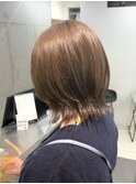 くびれボブ縮毛矯正レイヤー