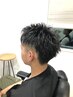 【土日祝/メンズ】カット+シェービングor眉カット ¥8,008 → ¥7,210