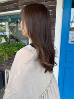 アズグロウ エクラ(AS GROW 'eclat) ロングハイライトカラーオリーブグレージュ