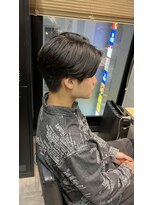 スタイルメンズ 藤沢(STYLE MEN)&nbsp;STYLE MENメンズカットリバースセンターパートニュアンスパーマ