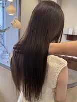 ヒイロ(hiilo.)&nbsp;【流行りのダブルカラーでブリーチ無し透明感】スモークベージュ