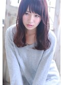 【Creo】ヘルシーフェザーロブ#フォギーベージュ#毛先パーマ