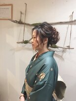 カジュアルな和装スタイル