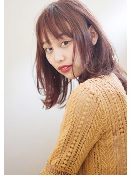 マリアバイアフロート(Maria by AFLOAT) 【添田】ひし形シルエットな外ハネロブ大人ボブグレージュカラー