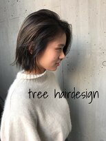 美容室 ツリー(Tree)&nbsp;ノンブローでおさまる大人ボブ 『Tree hairsalon 』本厚木