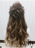 もこもこハーフ【TEL予約でお得】ヘアセット￥2300→2100