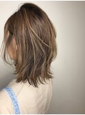 セピアベージュ　ネオウルフ　ハイライト