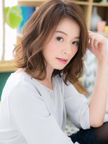 カバーヘア ブリス 上尾西口店(COVER HAIR bliss)&nbsp;■アシンメトリー無造作パーマミディ107★上尾10代20代30代