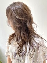 フォーク FOLK&nbsp;【FOLK】小顔 ロングレイヤー アッシュベージュ　グレージュ♪