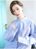 天神【BIRTH】サイドパート×耳掛け束感ショート
