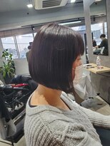 キューズ 津田沼(cue's) 前下がりボブ