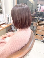 ネオリーブアイム 横浜西口店(Neolive aim)&nbsp;レイヤーボブ ピンクベージュ【横浜】
