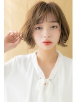 カバーヘア ブリス 川口(COVER HAIR bliss)&nbsp;外国人風大人ハイライトくせ毛風ボブパーマTa1川口10代20代30代