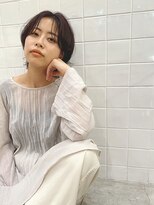 ナックアベノ(knack abeno)&nbsp;前髪なしハンサムショート/ウルフカット/レイヤーカット/30代