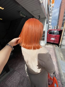 オリノ(olino) 【olino】艶ハイトーン20代30代☆オレンジ☆