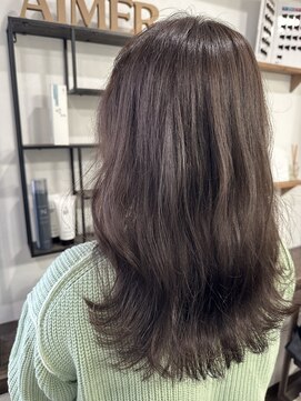 エメヘアデザイン ルイス(Aimer Hair Design Lewis) ブライツカラー/ブリーチなし/弘前市