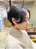 ショートも顔まわりが大切